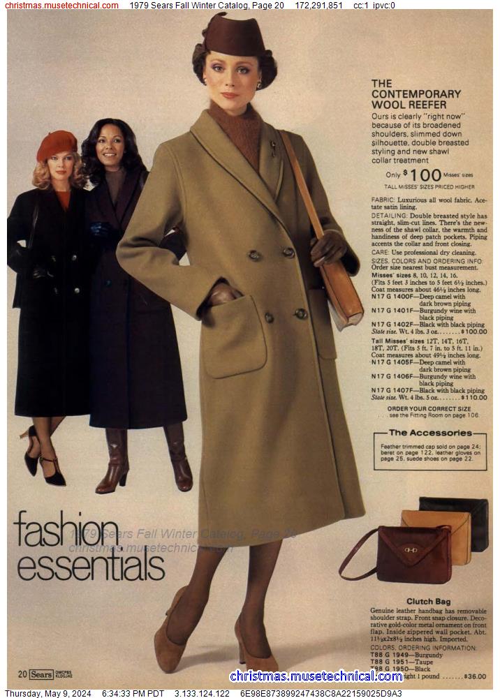 1979 Sears Fall Winter Catalog, Page 20