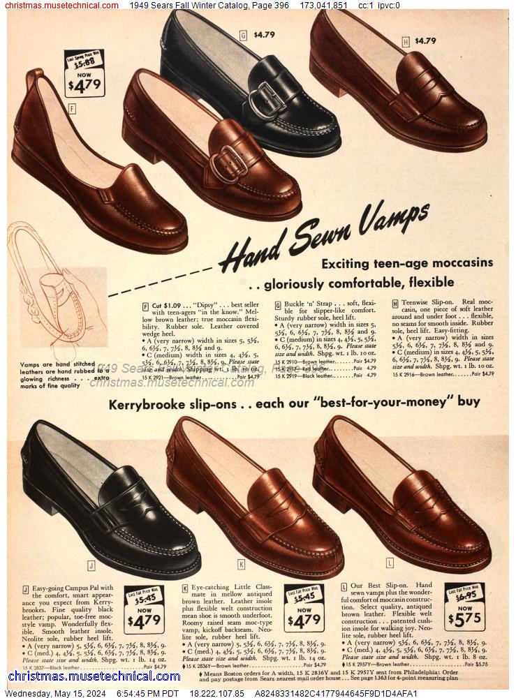 1949 Sears Fall Winter Catalog, Page 396
