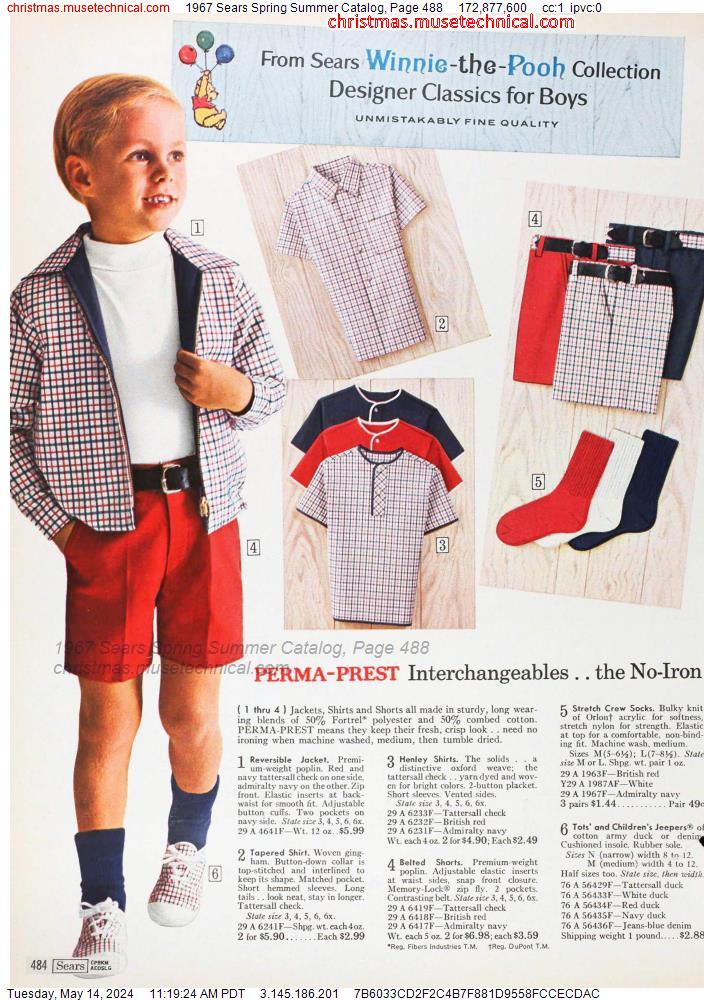 1967 Sears Spring Summer Catalog, Page 488