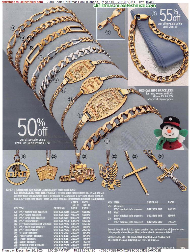 2008 Sears Christmas Book (Canada), Page 115