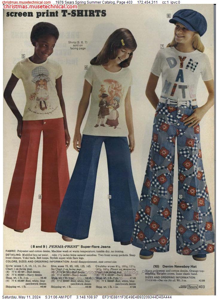 1976 Sears Spring Summer Catalog, Page 403