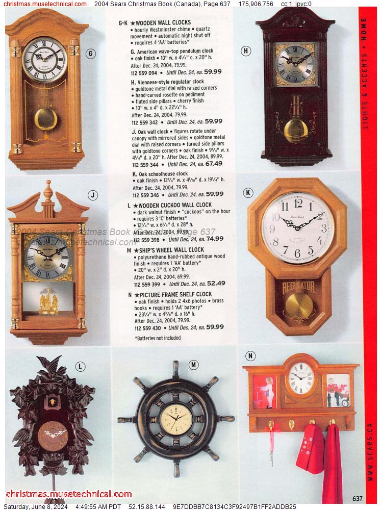 2004 Sears Christmas Book (Canada), Page 637