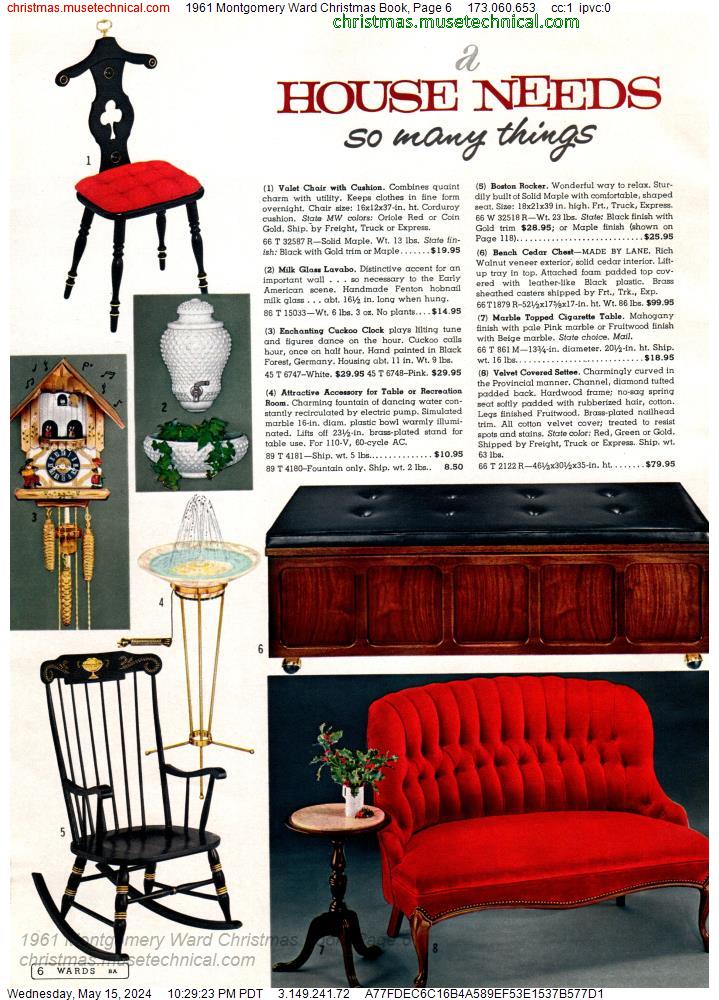1961 Montgomery Ward Christmas Book, Page 6