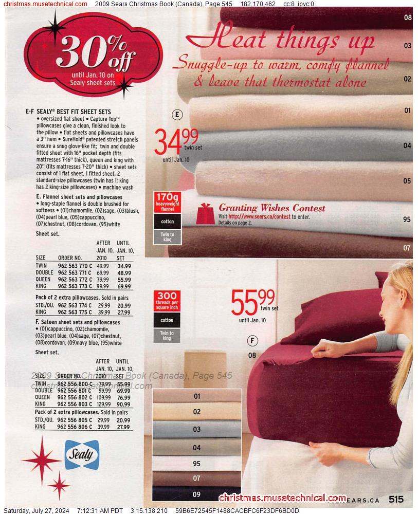 2009 Sears Christmas Book (Canada), Page 545