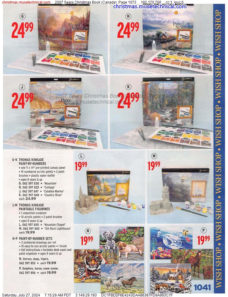 2007 Sears Christmas Book (Canada), Page 1073