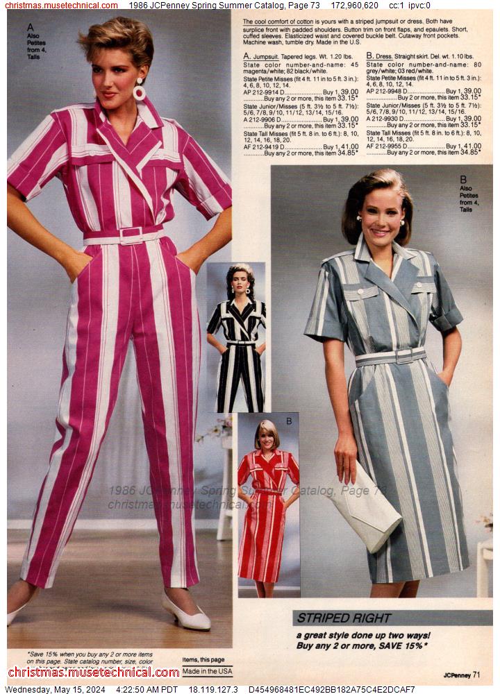 1986 JCPenney Spring Summer Catalog, Page 73