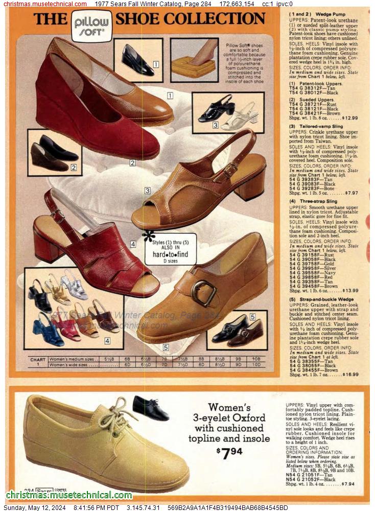 1977 Sears Fall Winter Catalog, Page 284