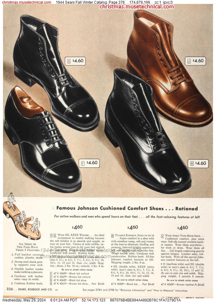1944 Sears Fall Winter Catalog, Page 376