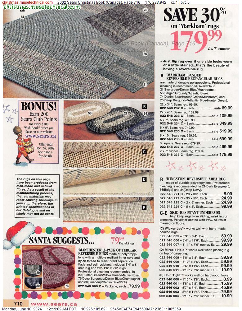 2002 Sears Christmas Book (Canada), Page 716