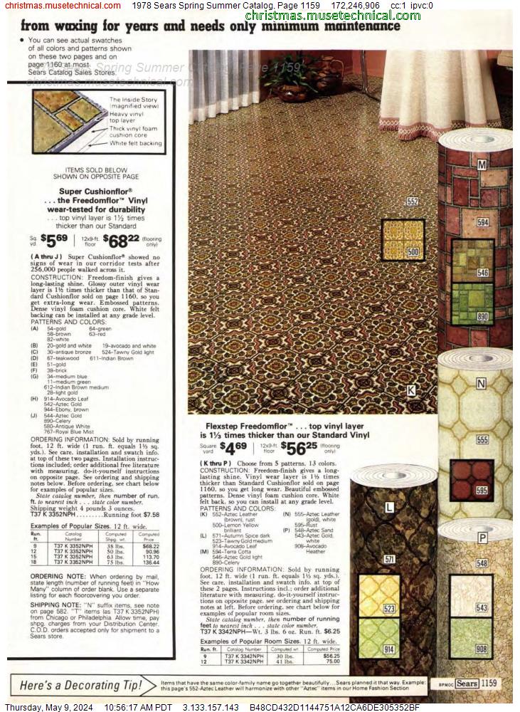 1978 Sears Spring Summer Catalog, Page 1159
