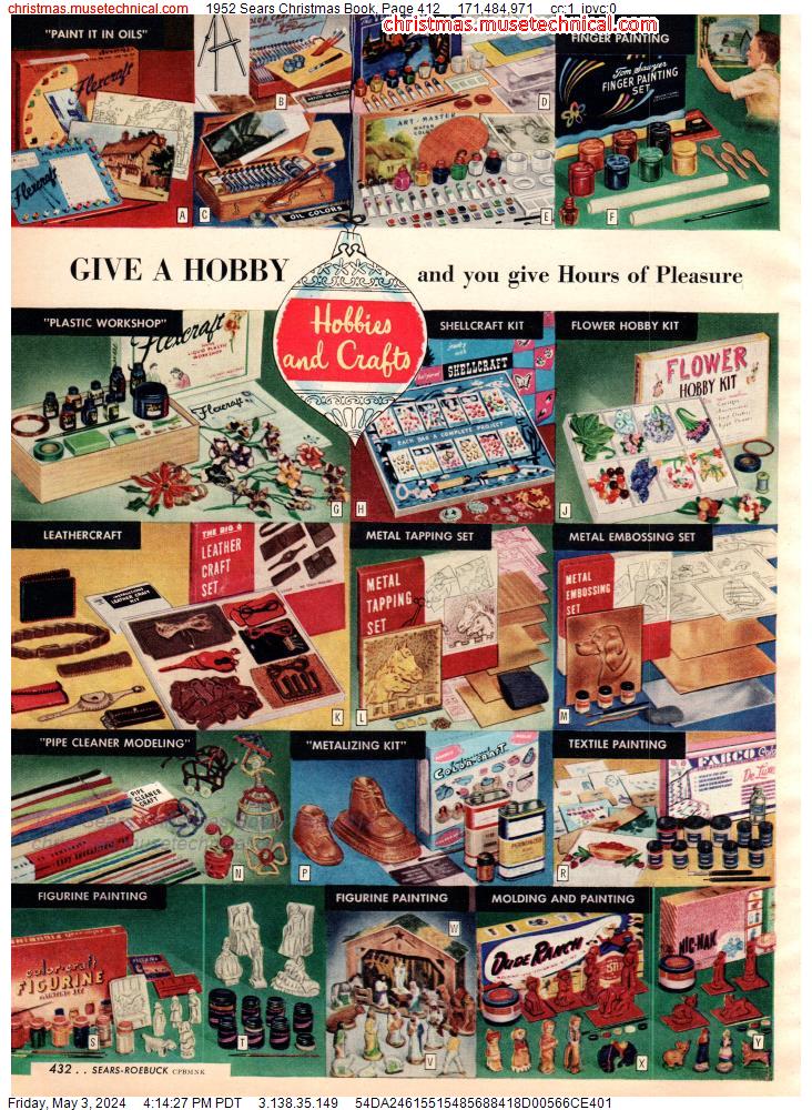 1952 Sears Christmas Book, Page 412