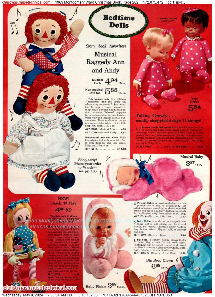 1969 Montgomery Ward Christmas Book, Page 262