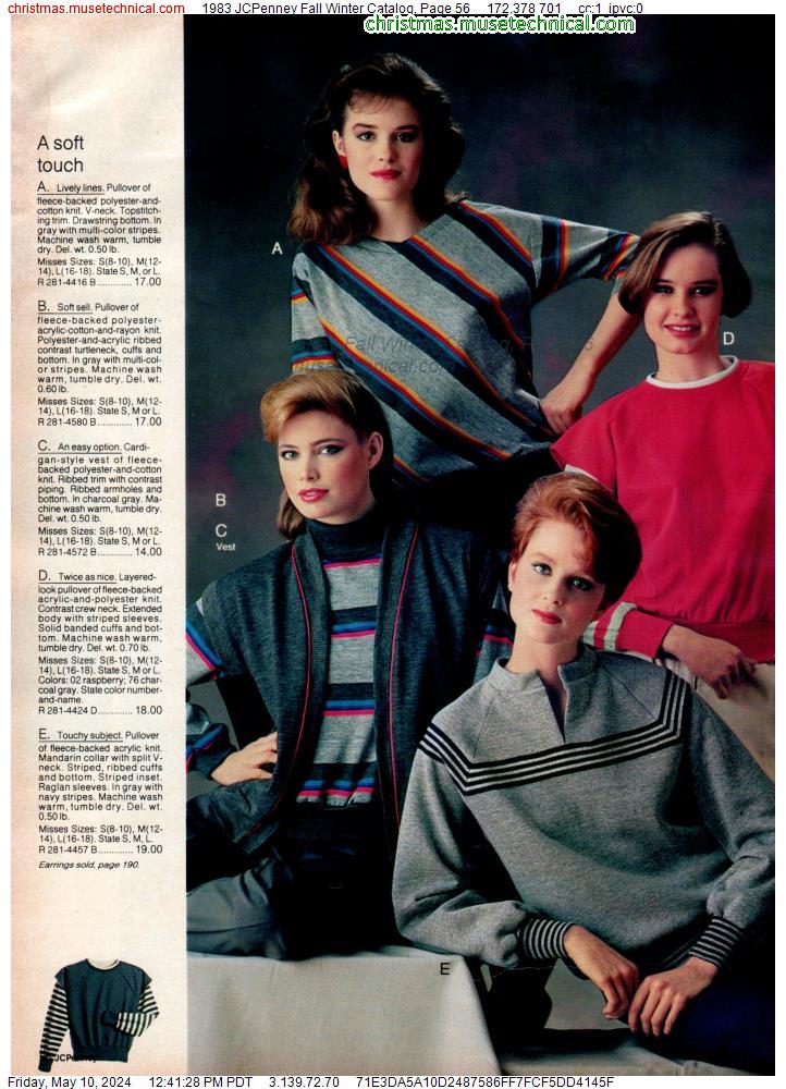 1983 JCPenney Fall Winter Catalog, Page 56