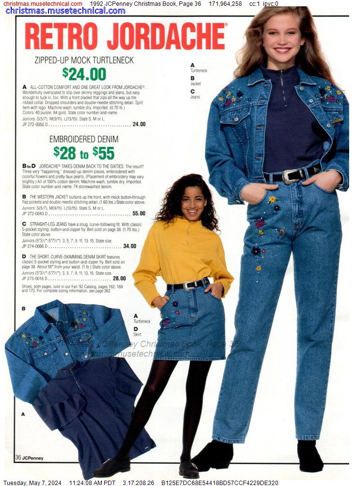 1992 JCPenney Christmas Book, Page 36
