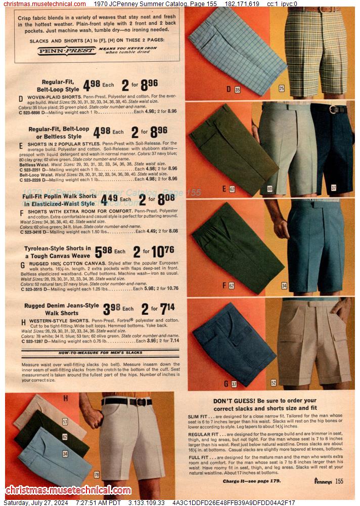 1970 JCPenney Summer Catalog, Page 155