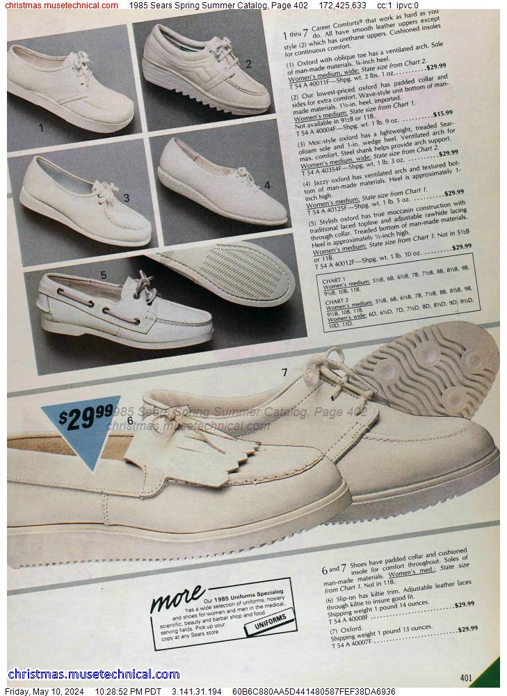 1985 Sears Spring Summer Catalog, Page 402