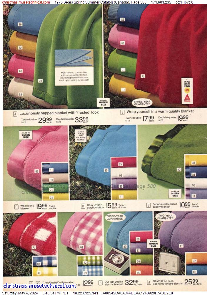 1975 Sears Spring Summer Catalog (Canada), Page 580