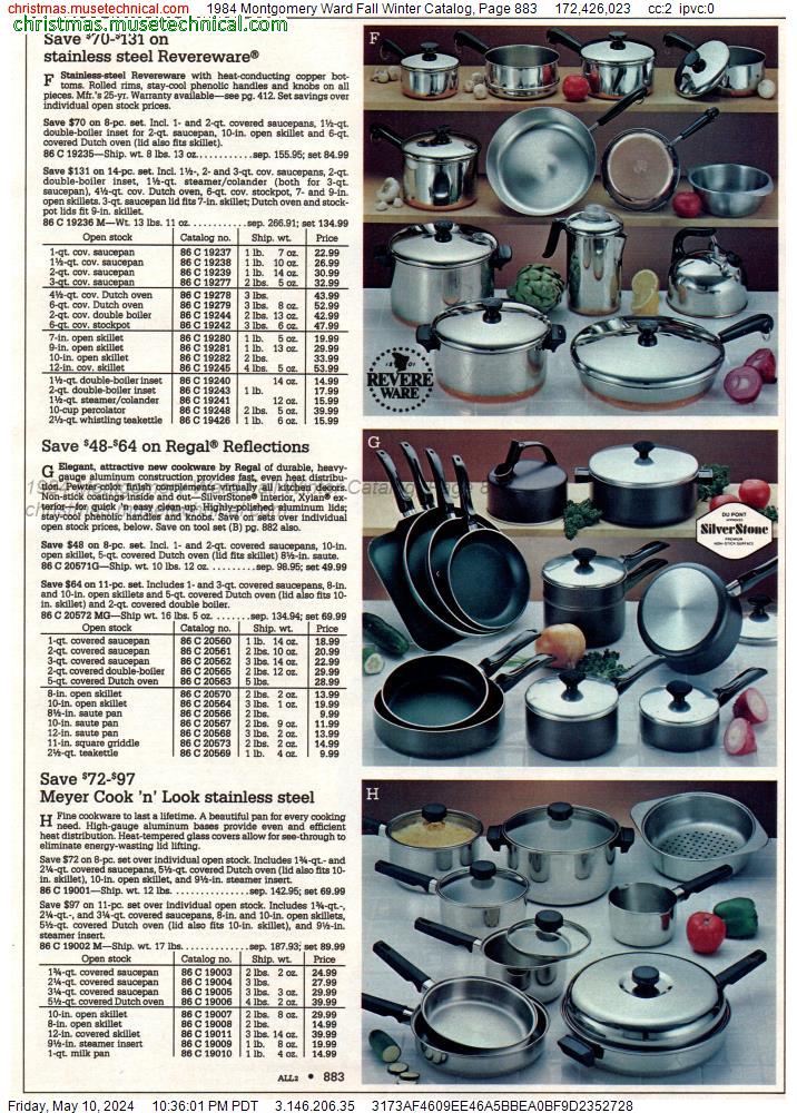 1984 Montgomery Ward Fall Winter Catalog, Page 883