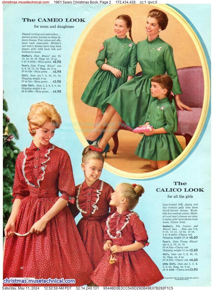 1961 Sears Christmas Book, Page 2