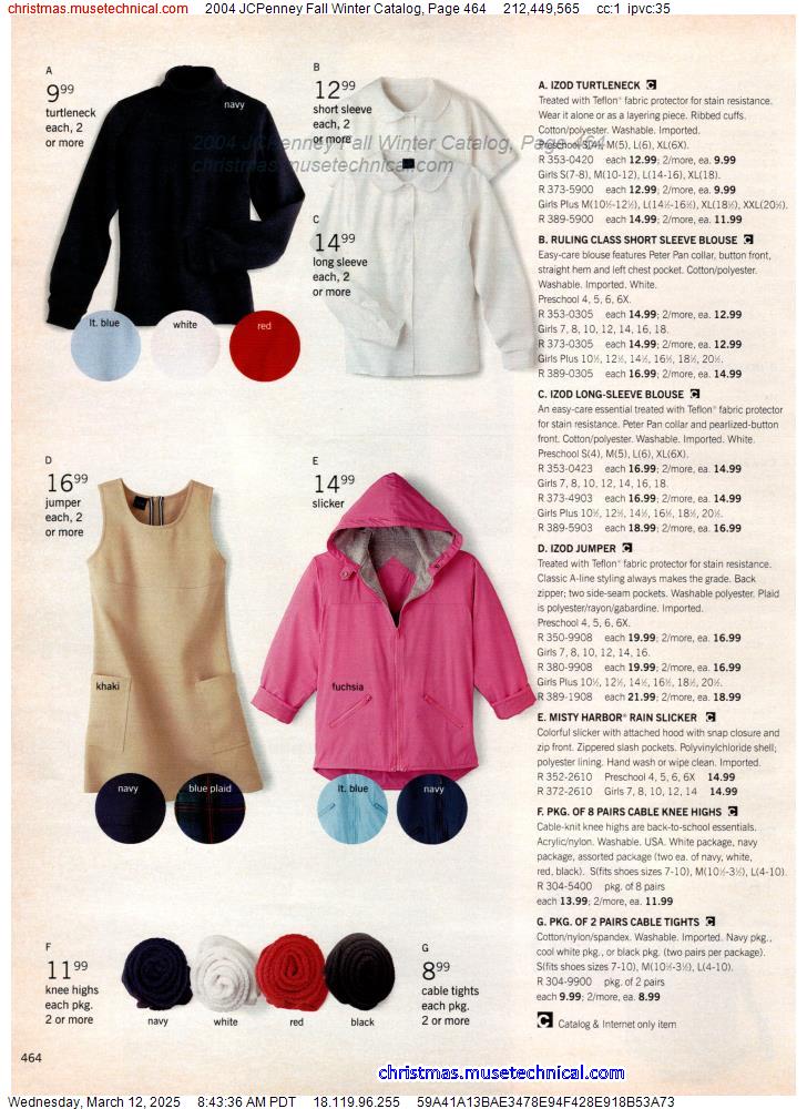 2004 JCPenney Fall Winter Catalog, Page 464