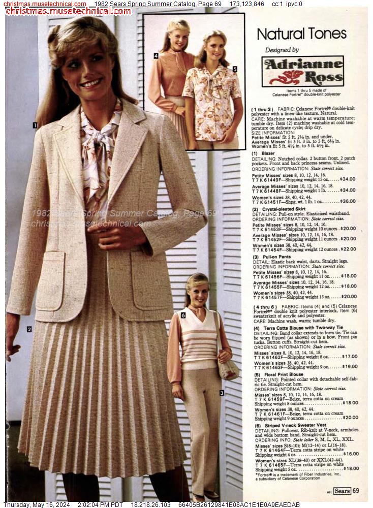 1982 Sears Spring Summer Catalog, Page 69