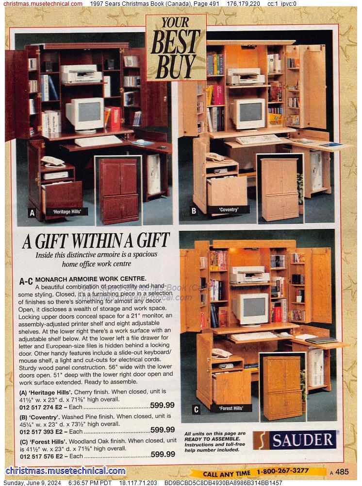 1997 Sears Christmas Book (Canada), Page 491