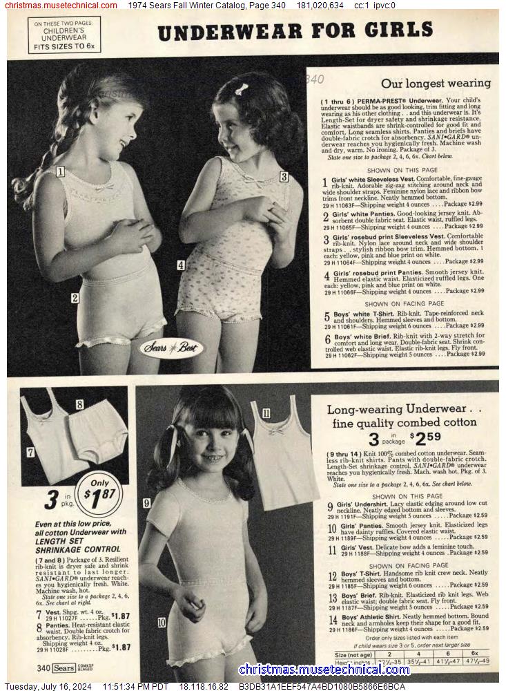 1974 Sears Fall Winter Catalog, Page 340