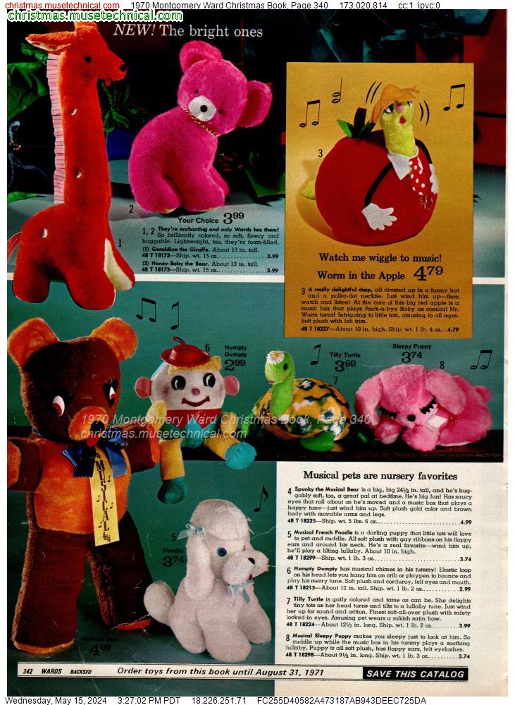 1970 Montgomery Ward Christmas Book, Page 340
