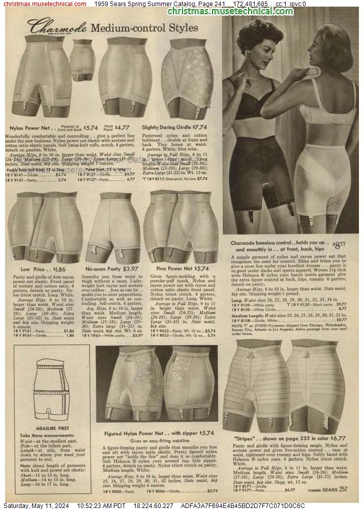 1959 Sears Spring Summer Catalog, Page 241