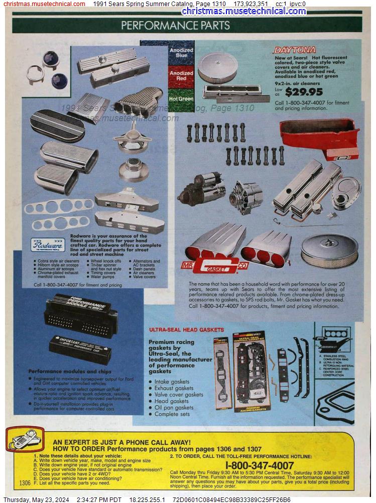1991 Sears Spring Summer Catalog, Page 1310