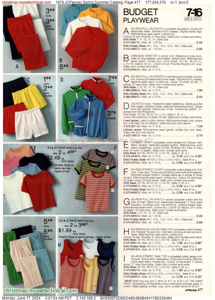 1979 JCPenney Spring Summer Catalog, Page 477