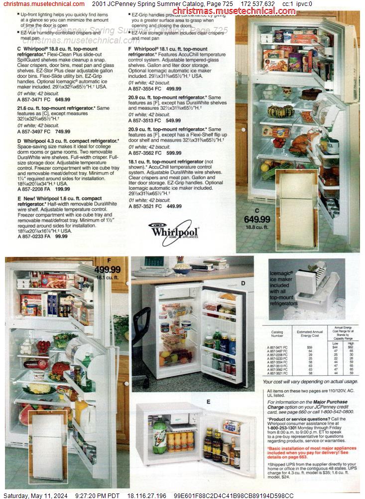 2001 JCPenney Spring Summer Catalog, Page 725