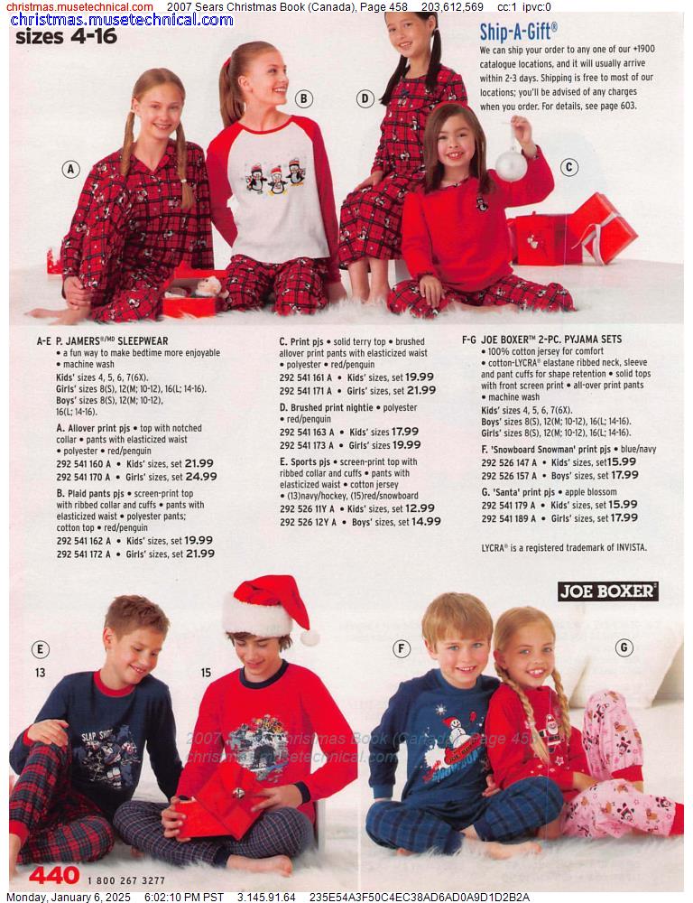 2007 Sears Christmas Book (Canada), Page 458