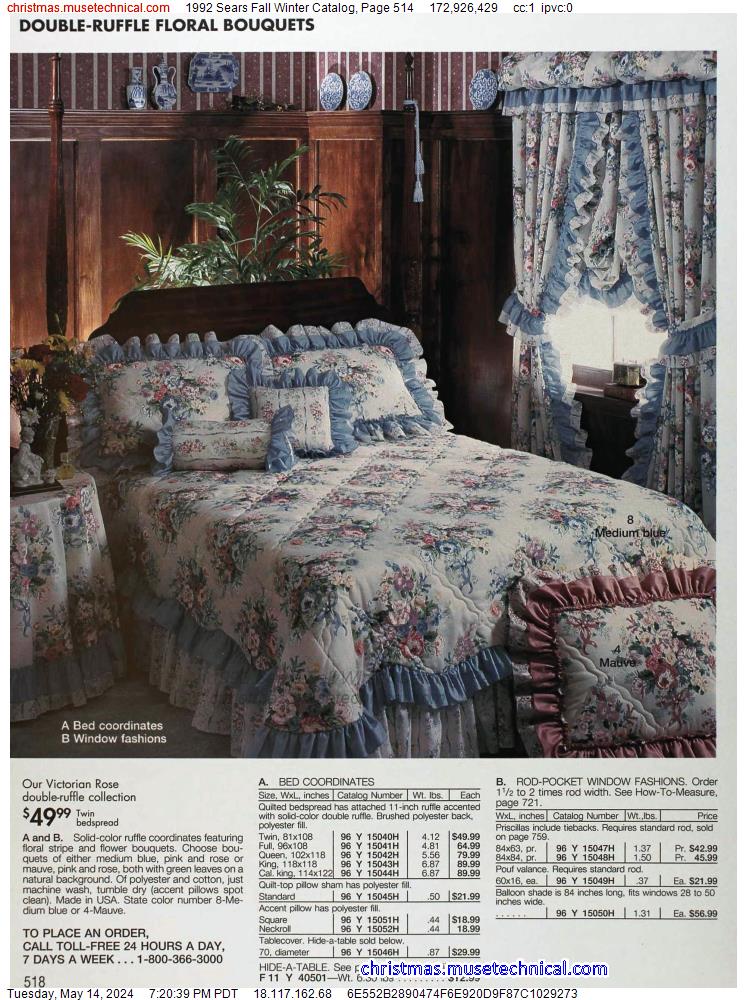 1992 Sears Fall Winter Catalog, Page 514