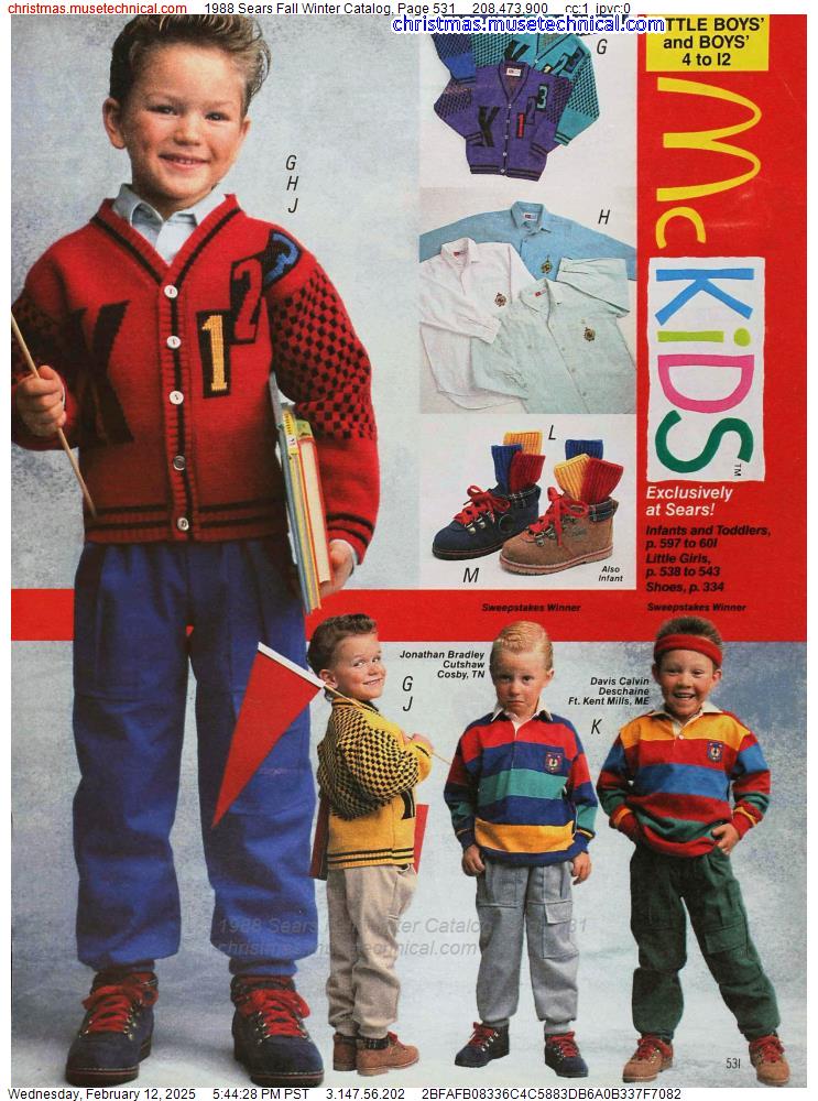 1988 Sears Fall Winter Catalog, Page 531