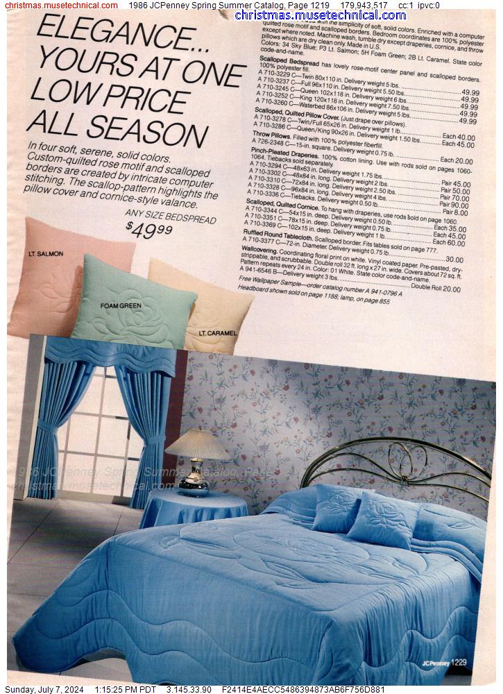 1986 JCPenney Spring Summer Catalog, Page 1219