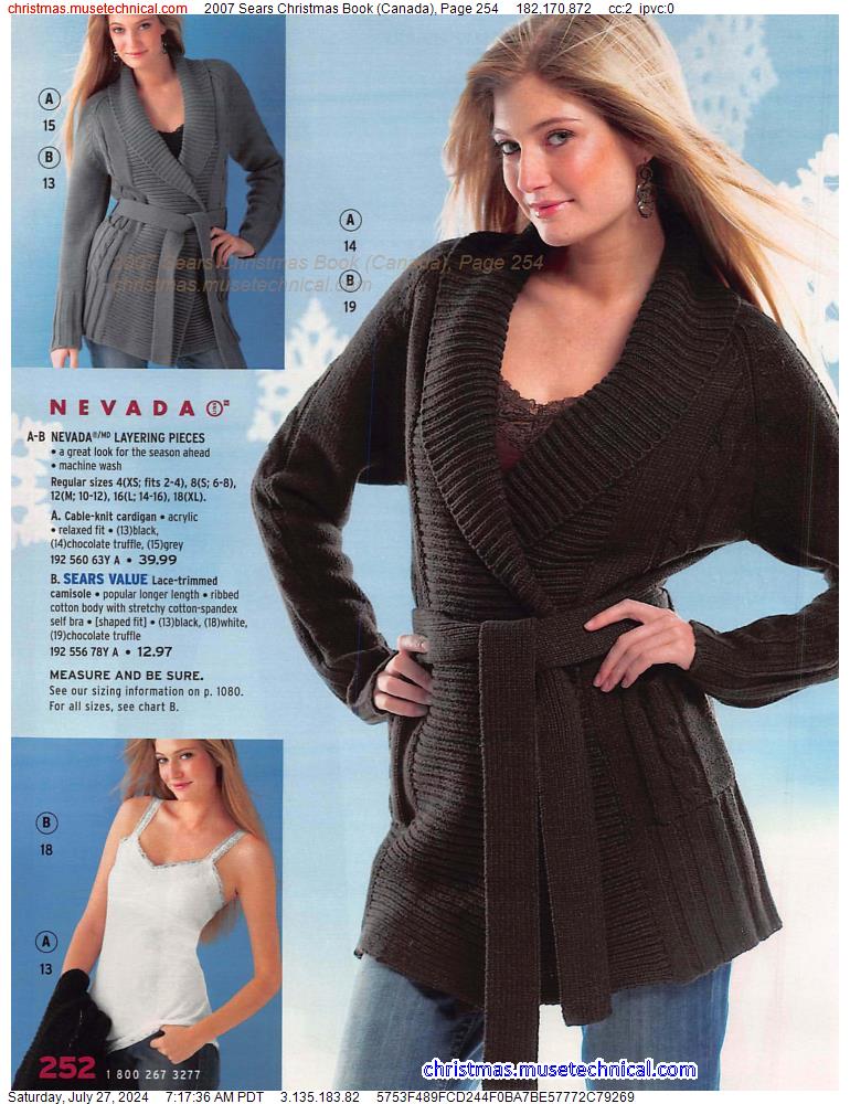 2007 Sears Christmas Book (Canada), Page 254