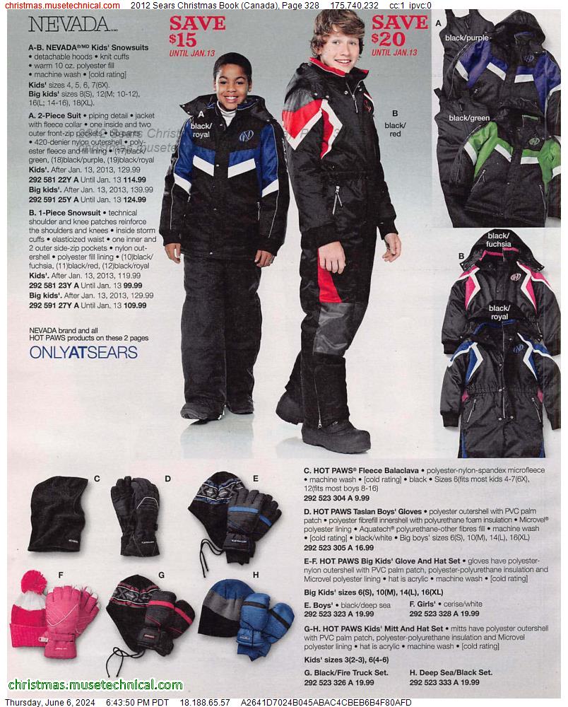2012 Sears Christmas Book (Canada), Page 328