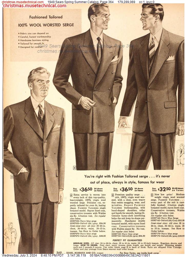 1949 Sears Spring Summer Catalog, Page 364