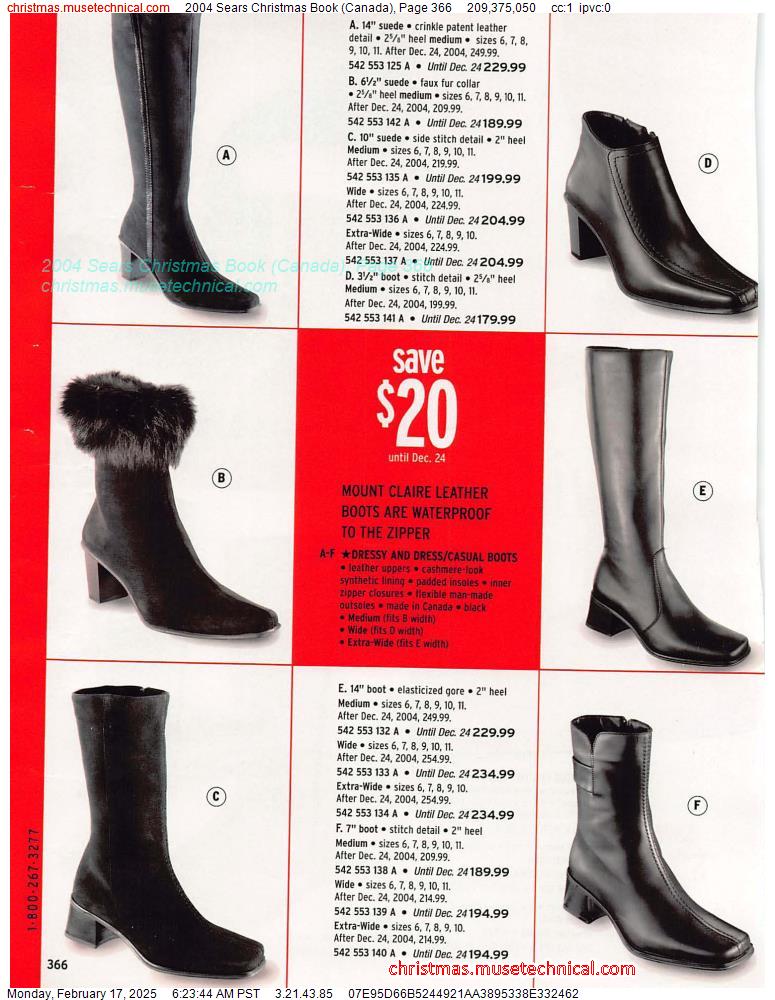 2004 Sears Christmas Book (Canada), Page 366