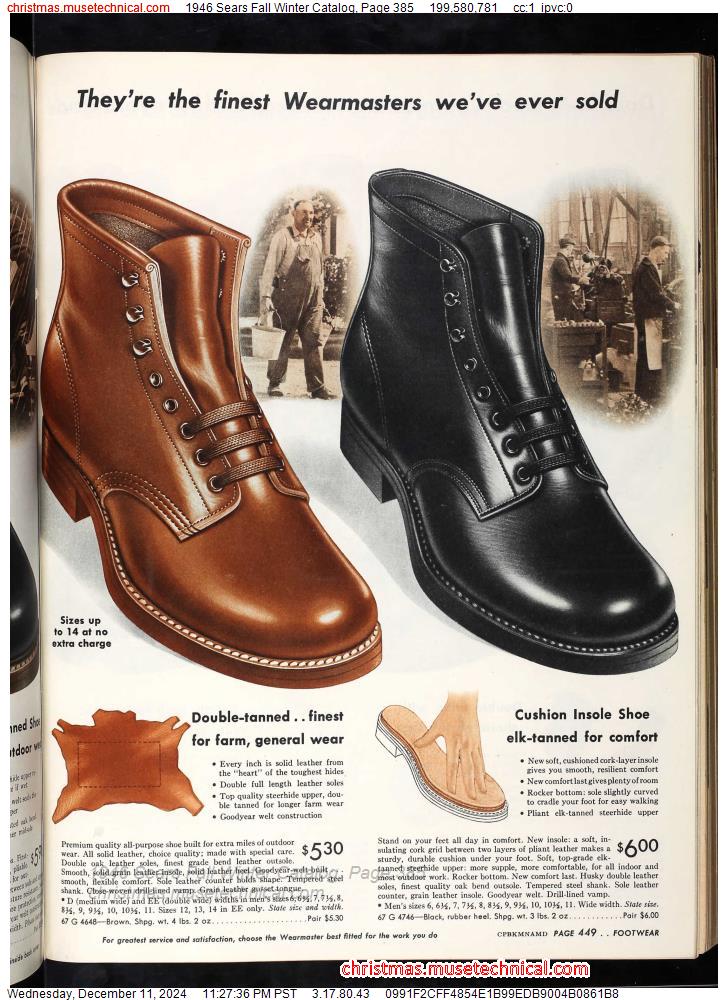 1946 Sears Fall Winter Catalog, Page 385