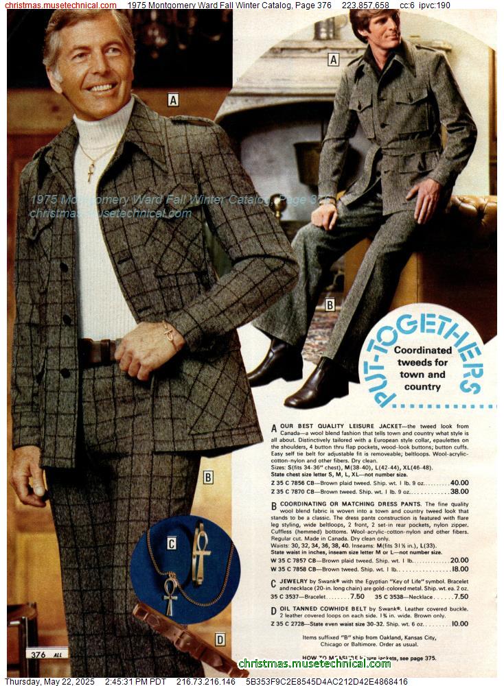 1975 Montgomery Ward Fall Winter Catalog, Page 376