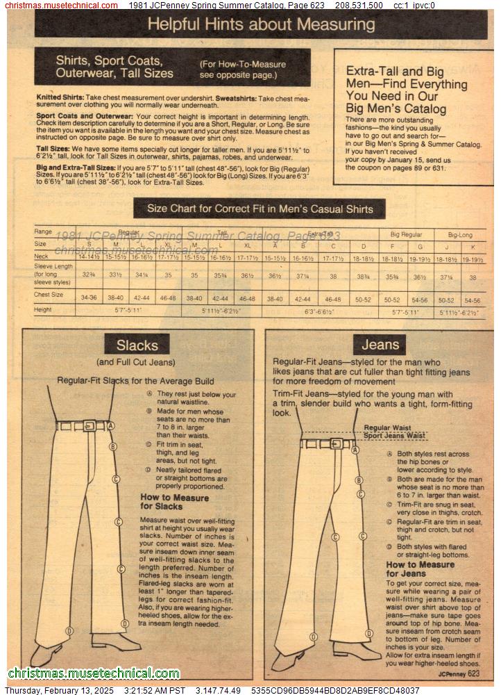 1981 JCPenney Spring Summer Catalog, Page 623