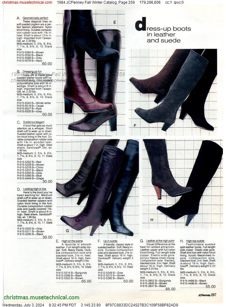 1984 JCPenney Fall Winter Catalog, Page 259