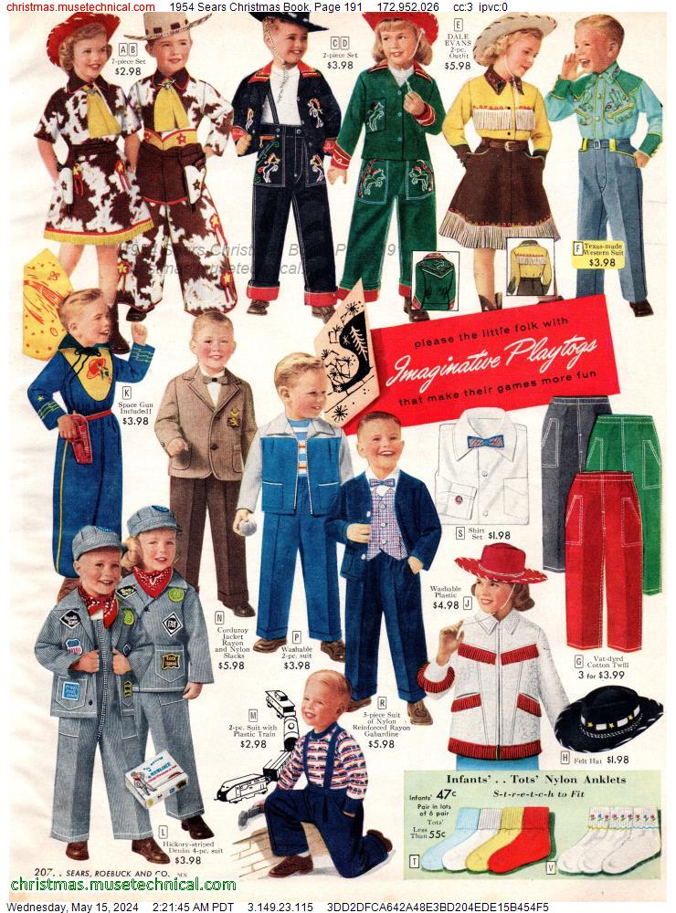 1954 Sears Christmas Book, Page 191