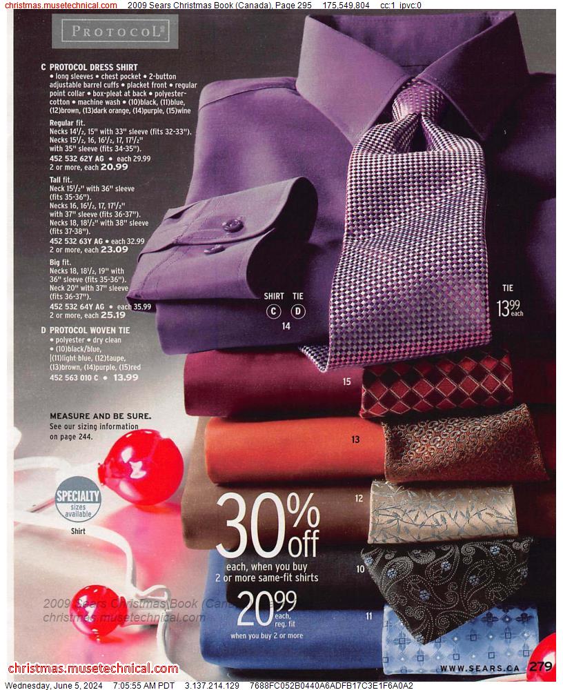 2009 Sears Christmas Book (Canada), Page 295