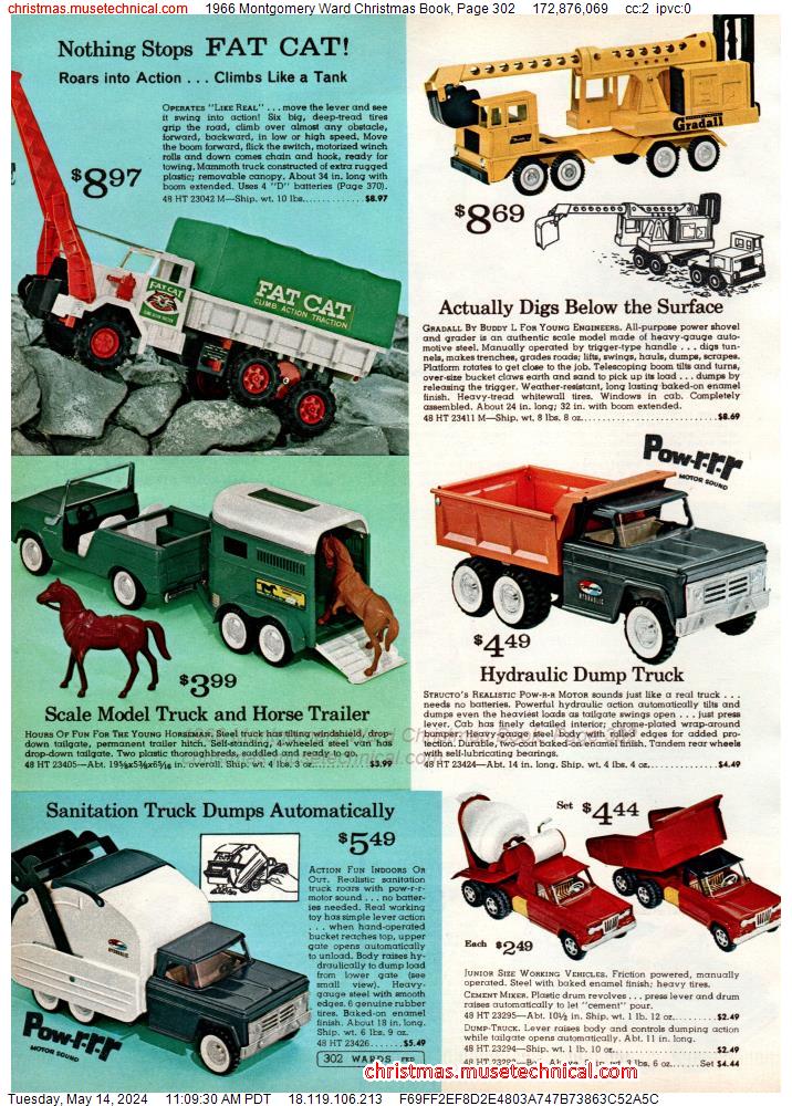 1966 Montgomery Ward Christmas Book, Page 302