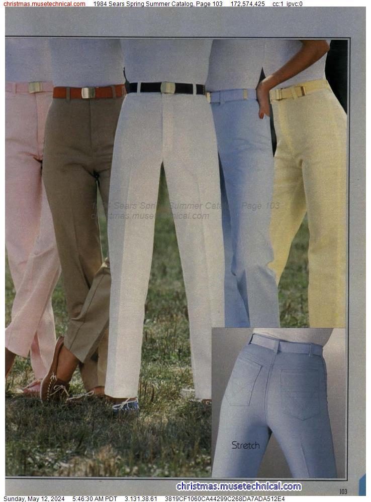 1984 Sears Spring Summer Catalog, Page 103