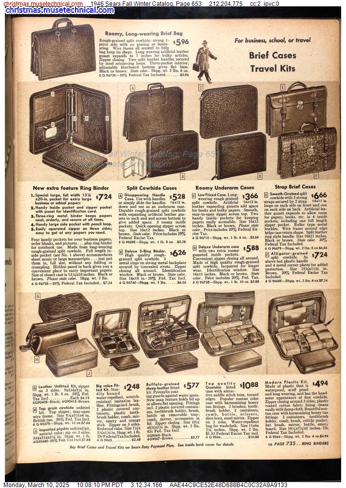 1946 Sears Fall Winter Catalog, Page 653