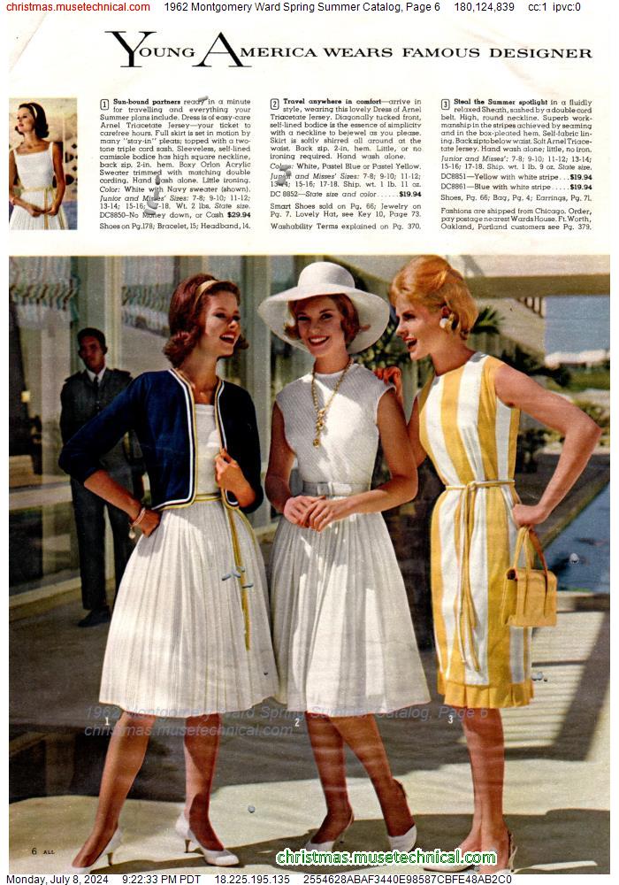 1962 Montgomery Ward Spring Summer Catalog, Page 6
